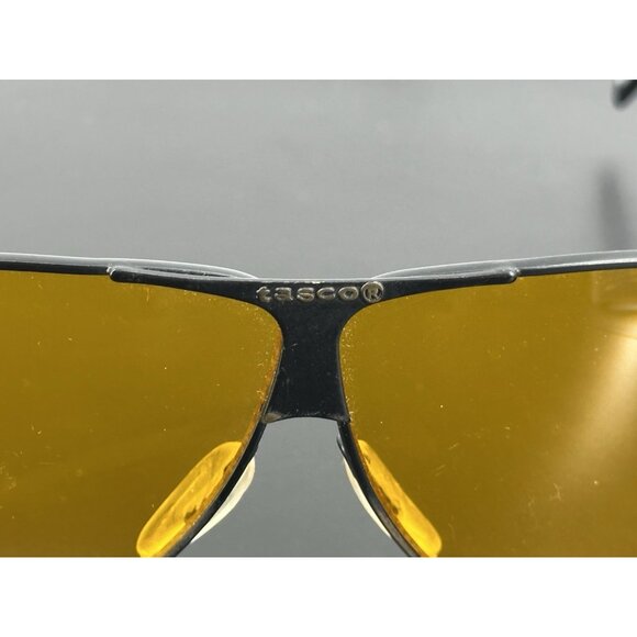 Vintage Tasco 1175Y Aviator Amber Shooting Glasses (C3-17) - Picture 4 of 14